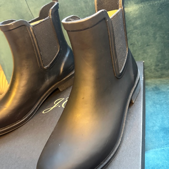 J. Crew Classic Black Chelsea Rain Boots - Picture 3 of 9